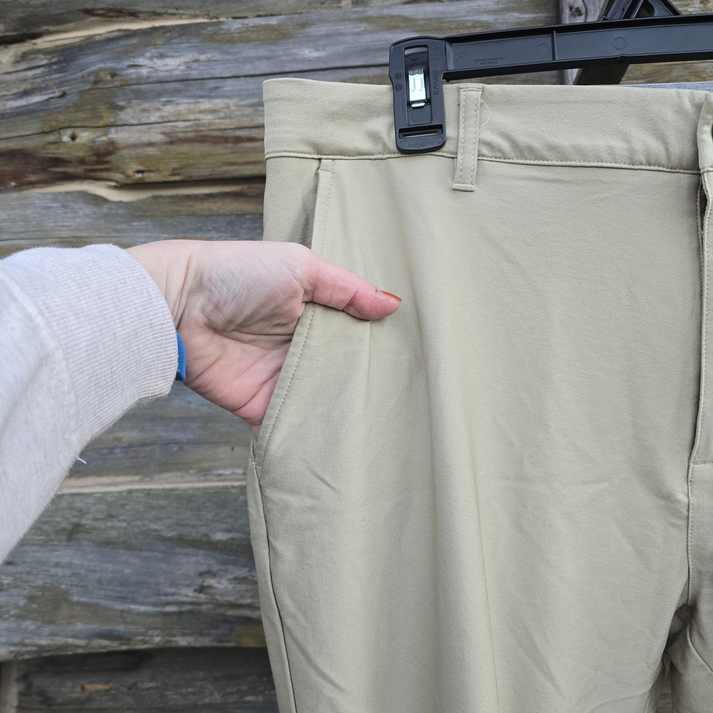 Adidas Performance Golf Pants – Light Khaki, Men's 36×34, Classic Sport Style - Picture 4 of 6